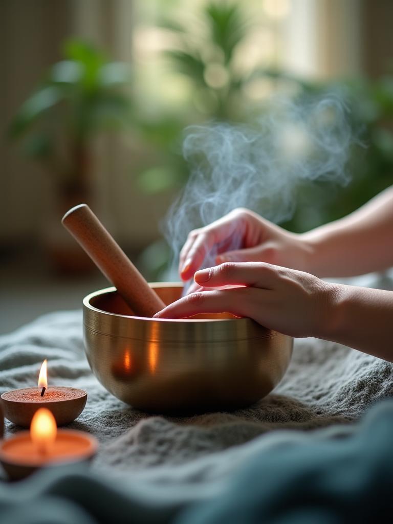 Music therapy and wellness session
